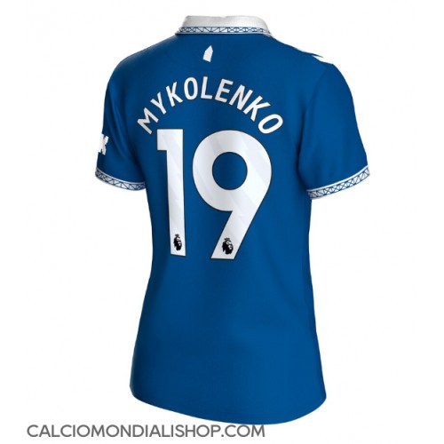 Maglie da calcio Everton Vitaliy Mykolenko #19 Prima Maglia Femminile 2023-24 Manica Corta